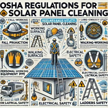 A Guide to OSHA Regulations for Solar Panel Cleaning Professionals